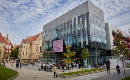 Manchester University campus Alan Gilbert Learning Commons in 2017