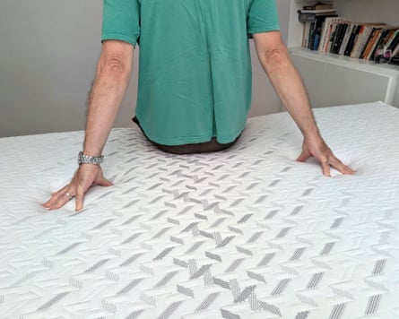 Jane Hoskyn testring the Nectar Classic mattress