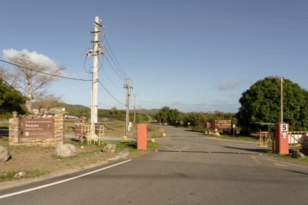 sign for wildlife refuge by driveway