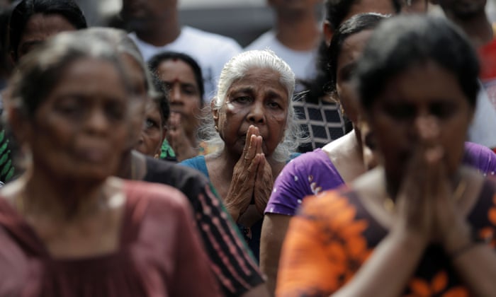 Sri Lankans marked Sunday’s bomb attacks with three minutes of national silence on Tuesday.