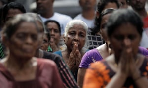 A memorial service for victims of the Easter Sunday attacks, Colombo, Sri Lanka