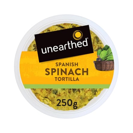 Unearthed Spanish spinach tortilla