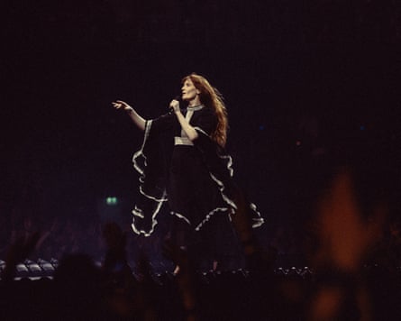 Florence + the Machine performing in Glasgow earlier this month.