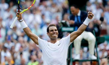 Wimbledon Nadal And Federer Set Up Semi Final Williams And Murray Out As It Happened Sport The Guardian