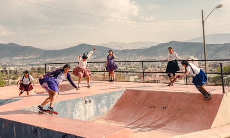 Senac skatepark on the heights of Pacata Alta, Cochabamba