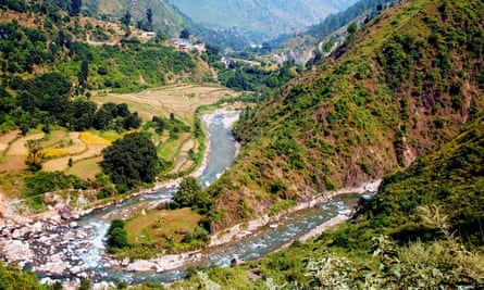 river valley Binsar India