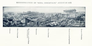 An 1899 illustration depicting Rome in the time of the Emperor Augustus.