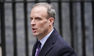 Deputy Prime Minister and Justice Secretary Dominic Raab has said twelve people have died with the Omicron variant of the coronavirus, and 104 are currently in hospital with it.