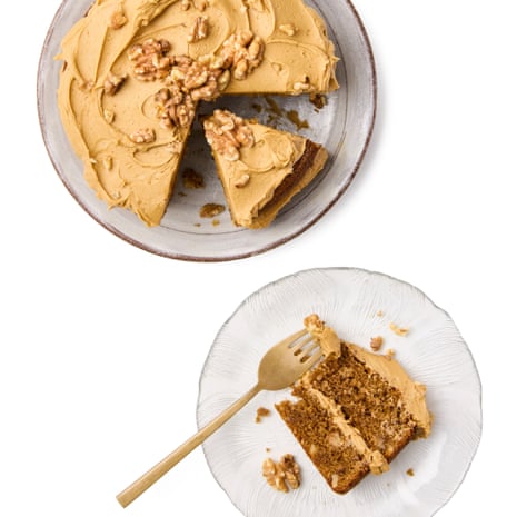 How to make coffee and walnut cake – recipe Cake The Guardian