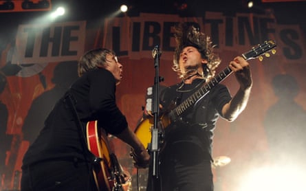 The Libertines on stage in London in 2010