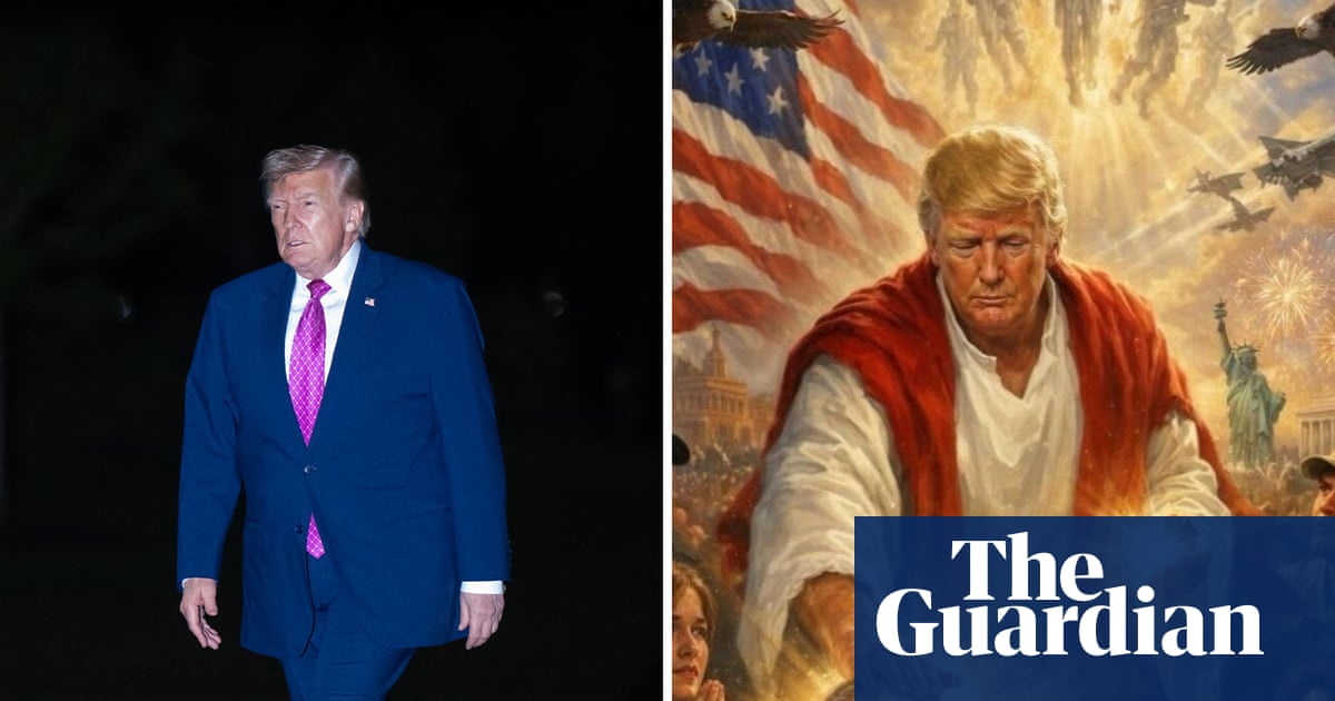 Trump deletes post with AI image of himself as Christ-like figure after outcry