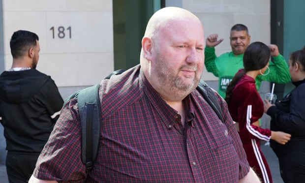 Martin Sargeant leaving Westminster magistrates court on Friday where he faces charges of fraud and money laundering.