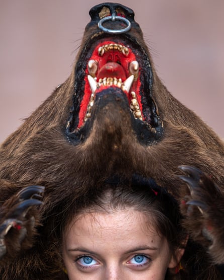 Several towns in Transylvania, Romania, worship bears with a traditional dance