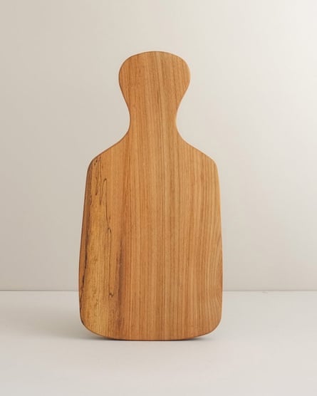 Pretty present: elm chopping board, £26