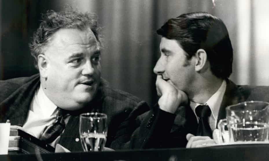 Cyril Smith, left, and David Steel in 1978. 