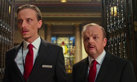 ‘He’s very shy’ … Crook and Jones in Muppets Most Wanted (2014).