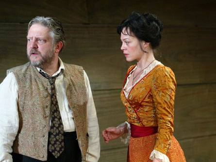 Simon Russell Beale and Helen McCrory in Uncle Vanya at Donmar Warehouse, London, in 2002
