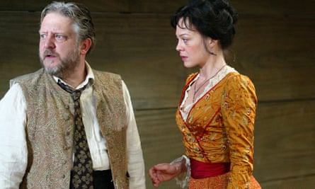 Simon Russell Beale and Helen McCrory in Uncle Vanya in 2002.