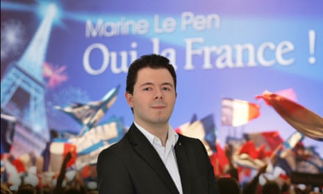 Adrien Desport, a party activist for the Front National.
