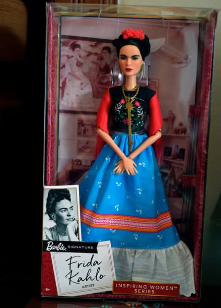Frida Kahlo in doll form.
