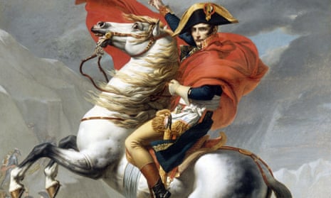 Napoleon Crossing the Saint-Bernard Pass by Jacques-Louis David.
