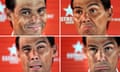 The many faces of Rafael Nadal in a press conference ahead of the Madrid Open.