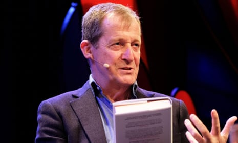 Alastair Campbell at the Hay festival.