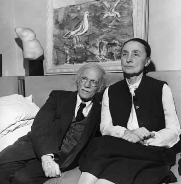 Alfred Stieglitz and Georgia O’Keeffe in 1942.
