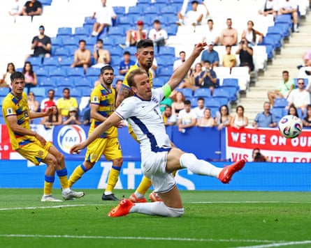 Harry Kane opens the scoring for England