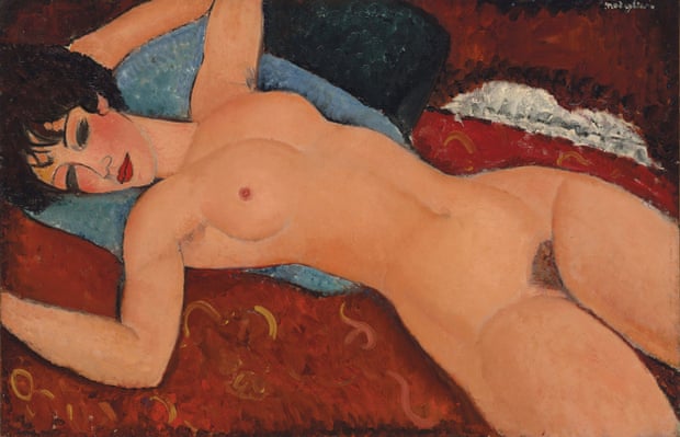 Reclining Nude, by Amedeo Modigliani.