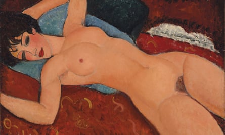 One of Modigliani’s reclining nudes.