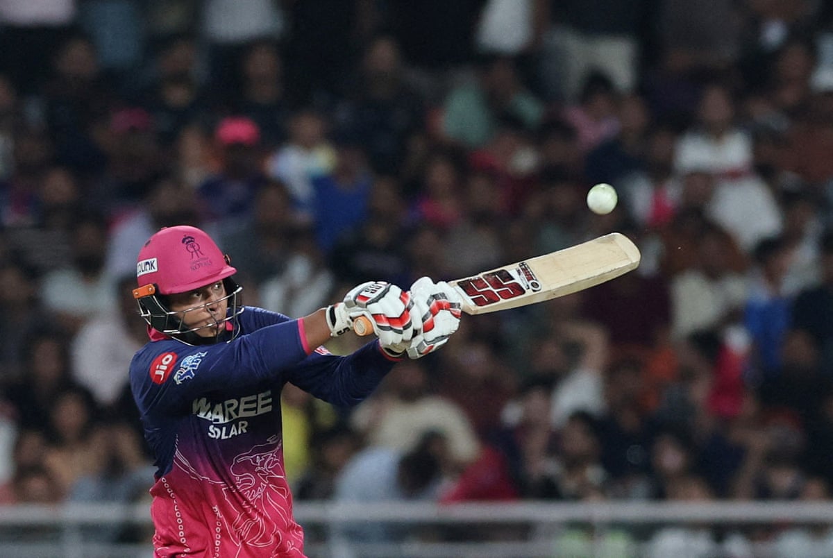 Sooryavanshi batting for Rajasthan Royals in May