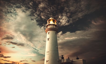 Flamborough Head lighthouse in Yorkshire.