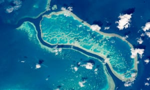 The Great Barrier Reef from space