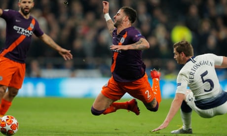 Tottenham 1 0 Manchester City Champions League Quarter Final First Leg As It Happened Football The Guardian