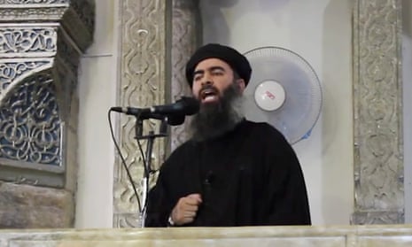 Abu Bakr al-Baghdadi in July 2014.
