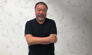 Ai Weiwei at UTA Los Angeles. ‘Just be aware that life is special. If we’re conscious about it, then things will change.’