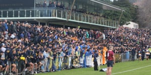 Crowds flock to watch Auckland grammar, which lists Grant Fox, Doug Howlett and Sir Edmund Hillary among its former pupils.
