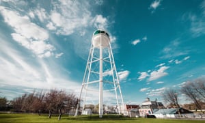 Smiths Falls, Ontario, Canada Water Tower, where legally developed cannabis resources job prospects.