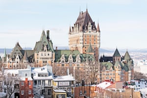 The Château Frontenac hotel in Québec City.