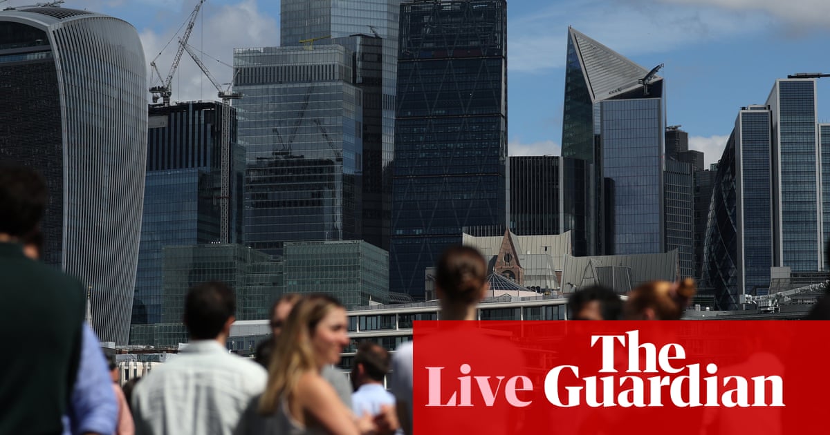 UK economy shrinks for second month running in May business live