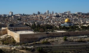 Eine allgemeine Ansicht der Altstadt in Jerusalem.
