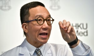Gabriel Leung, chair professor of public health medicine at the Faculty of Medicine at the University of Hong Kong and WHO Collaborating Centre for Infectious Disease Epidemiology and Control founding director, speaks about the extent of the Wuhan coronavirus outbreak in China, during a press conference in Hong Kong back in January.