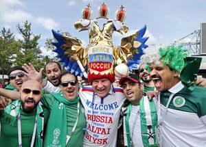 The fans of the two sides