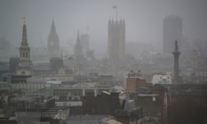 London’s air quality is particularly bad on naturally foggy days, as polluting particles tend to increase the intensity of the fog.