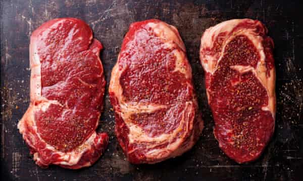 Three steaks