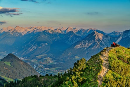 A view of the Wildschönau valley from on high.