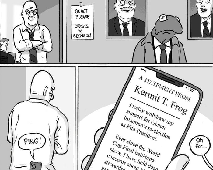 David Squires on … Gianni Infantino clinging to power as his Fifa empire crumbles