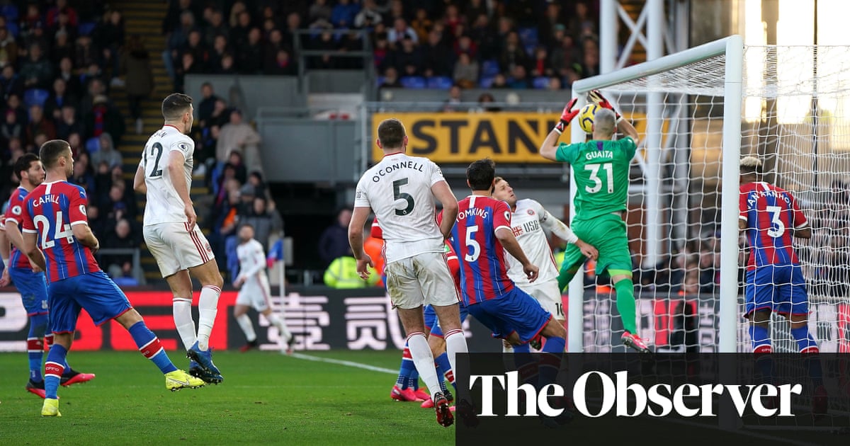 Vicente Guaita own goal gifts Sheffield United win over Crystal Palace