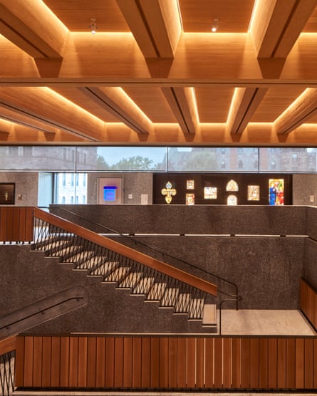 Enticing views … the grand stair and orientation gallery
